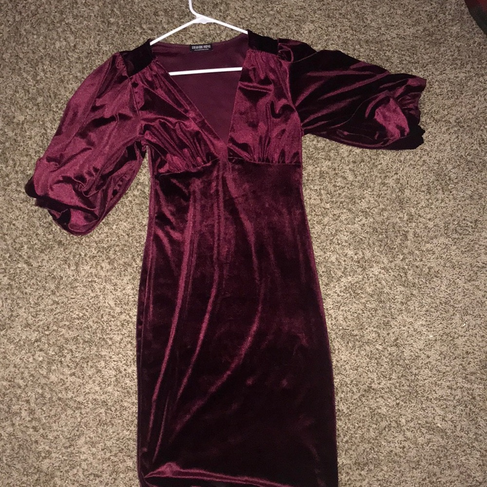 FASHION NOVA V-neck long dress